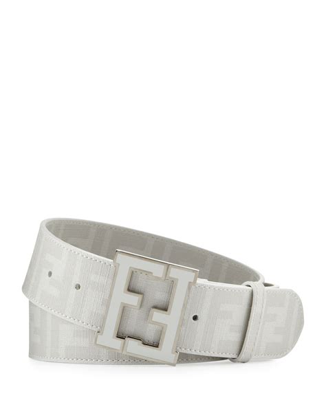 fendi belt white